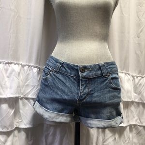 Celebrity Pink Jeans (Forever 21) denim shorts